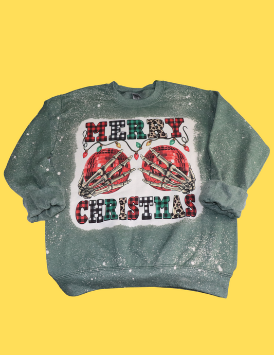 Merry Chritsmas Sublimation Crew Neck